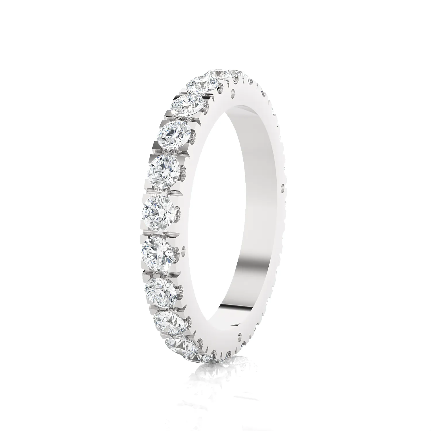 1 5/8 ctw Round Lab Grown Diamond Eternity Band