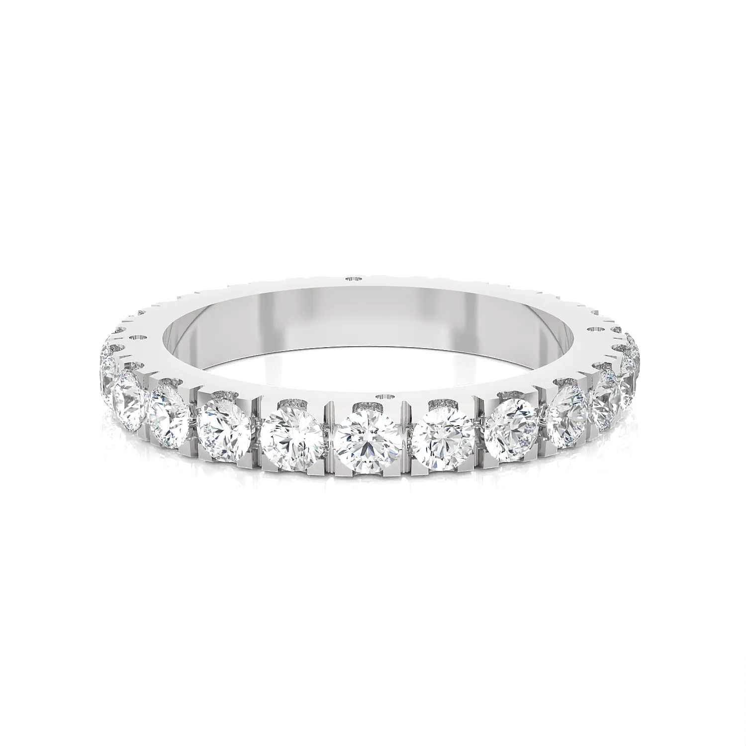 1 5/8 ctw Round Lab Grown Diamond Eternity Band