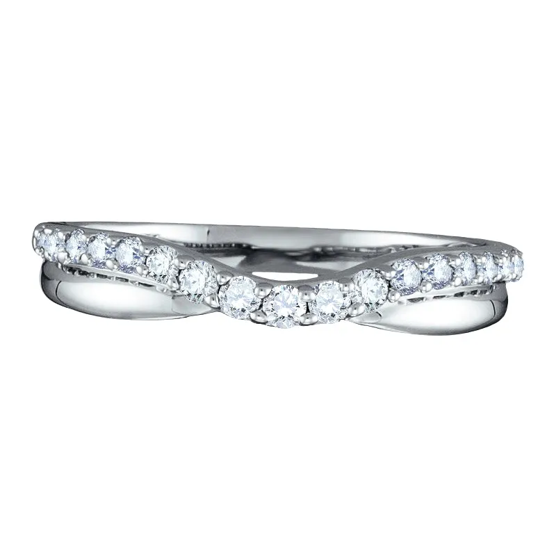 1/10 CTW Diamond Ring in 14KT White Gold