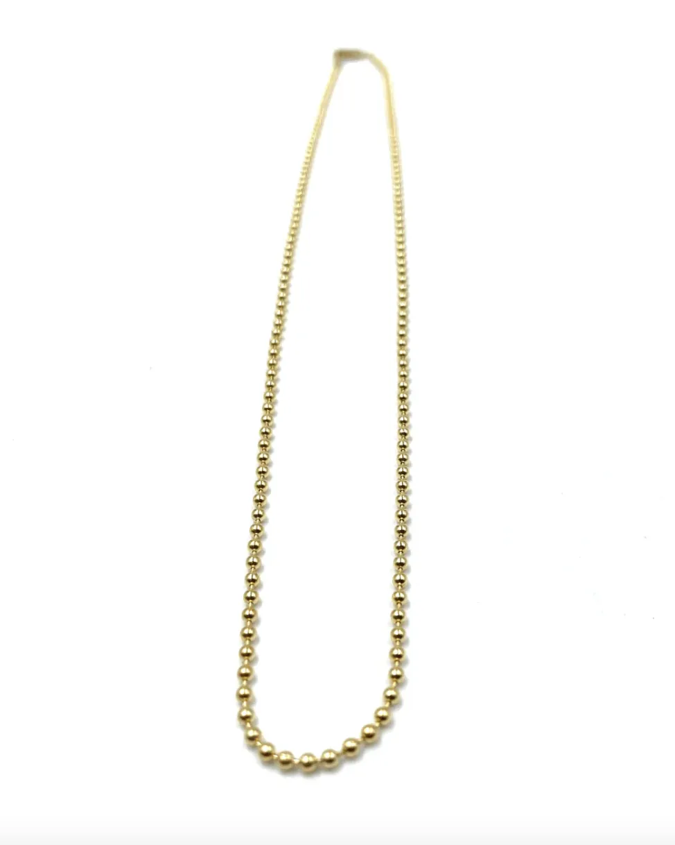 14k Gold Filled Beaded Bliss Necklace