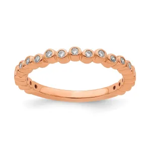 14k Rose Gold Stackable Expressions Diamond Ring | SK2099