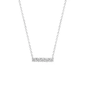 14KW Bar Necklace (118N400319W14)