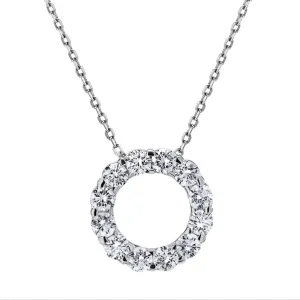 1.65ctw Diamond Circle Necklace