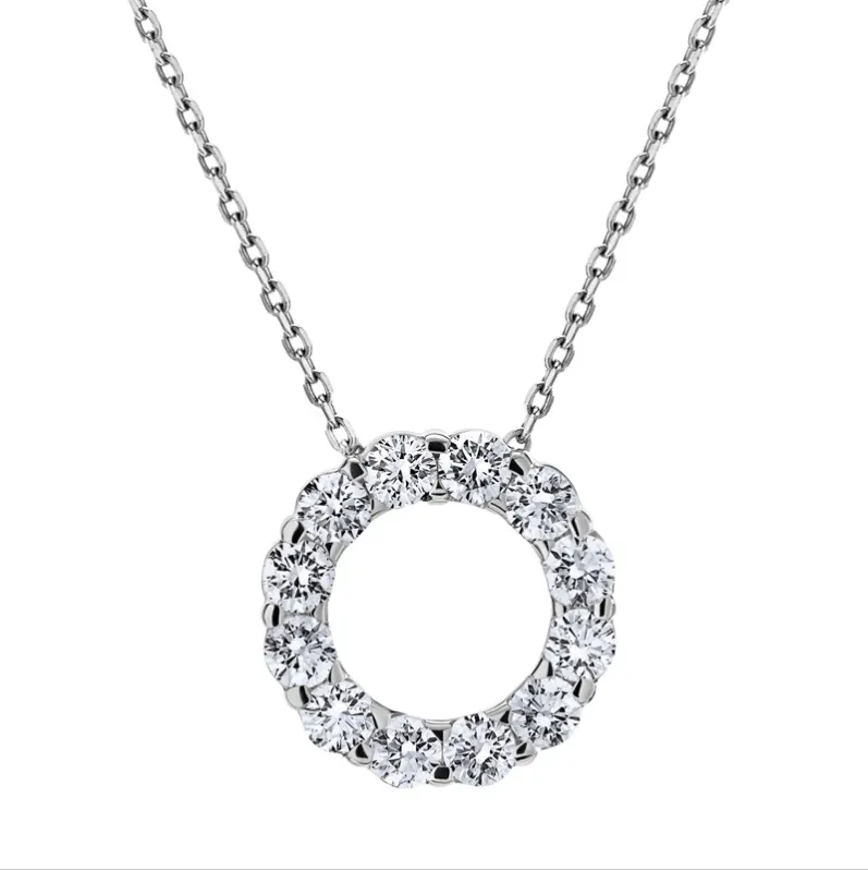 1.65ctw Diamond Circle Necklace