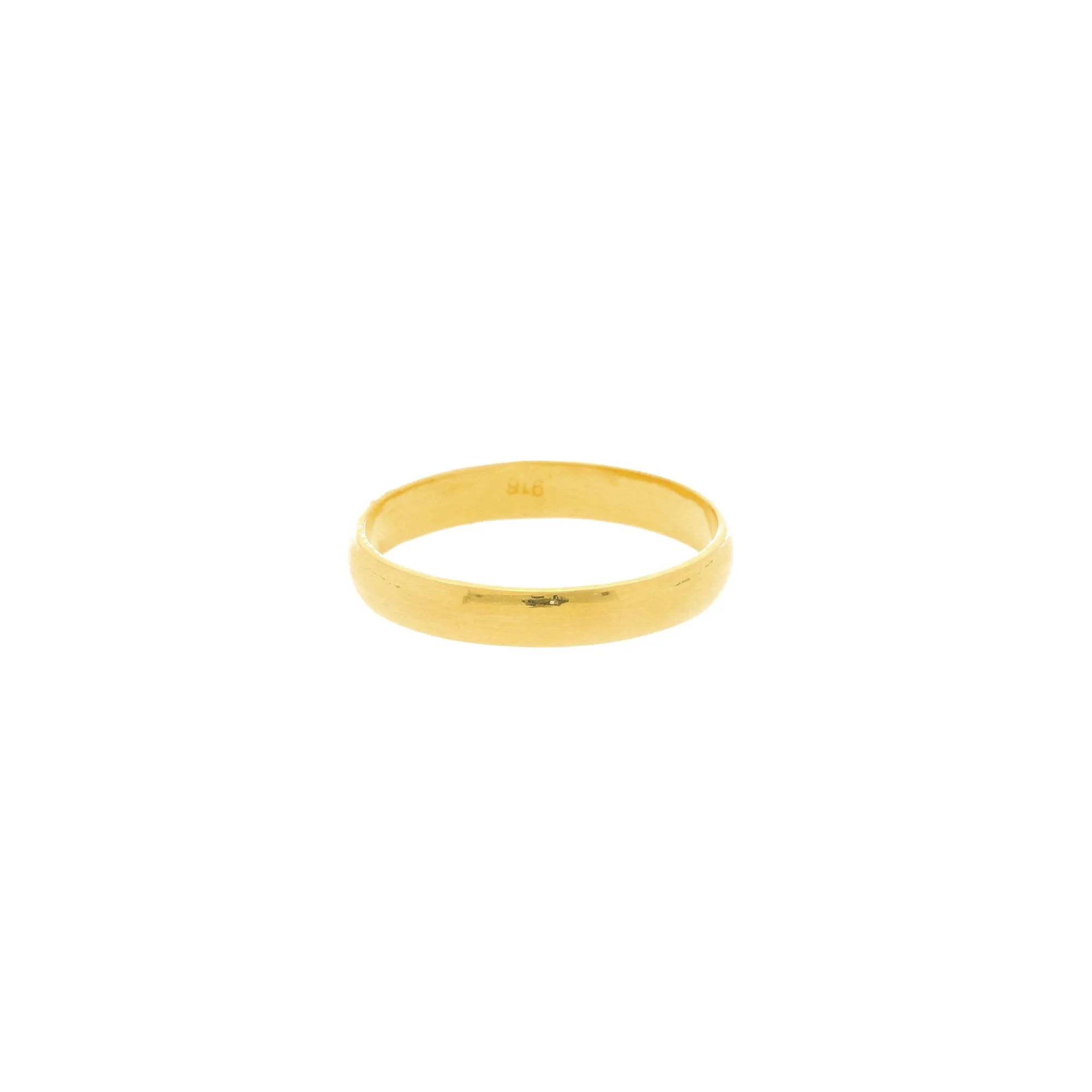 22K Gold 2.8 Grams Classic Ring, Size 9