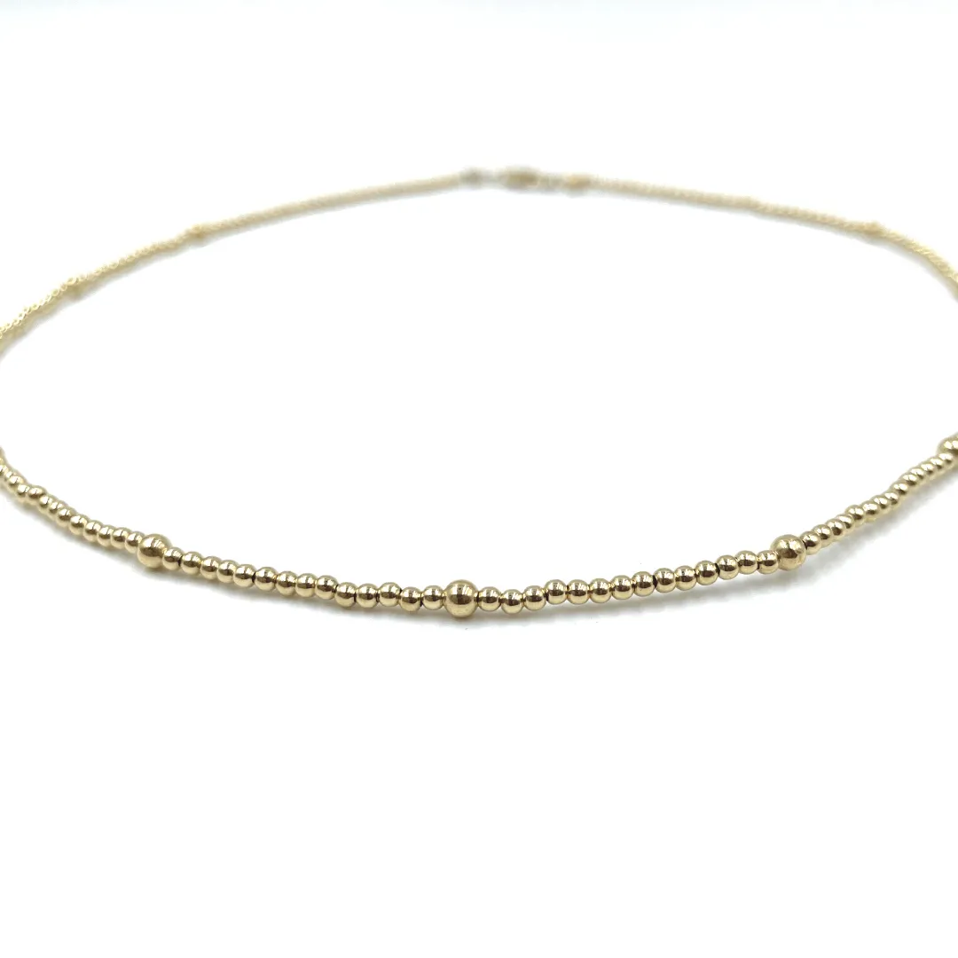 2mm 14k Gold Filled Waterproof Necklace