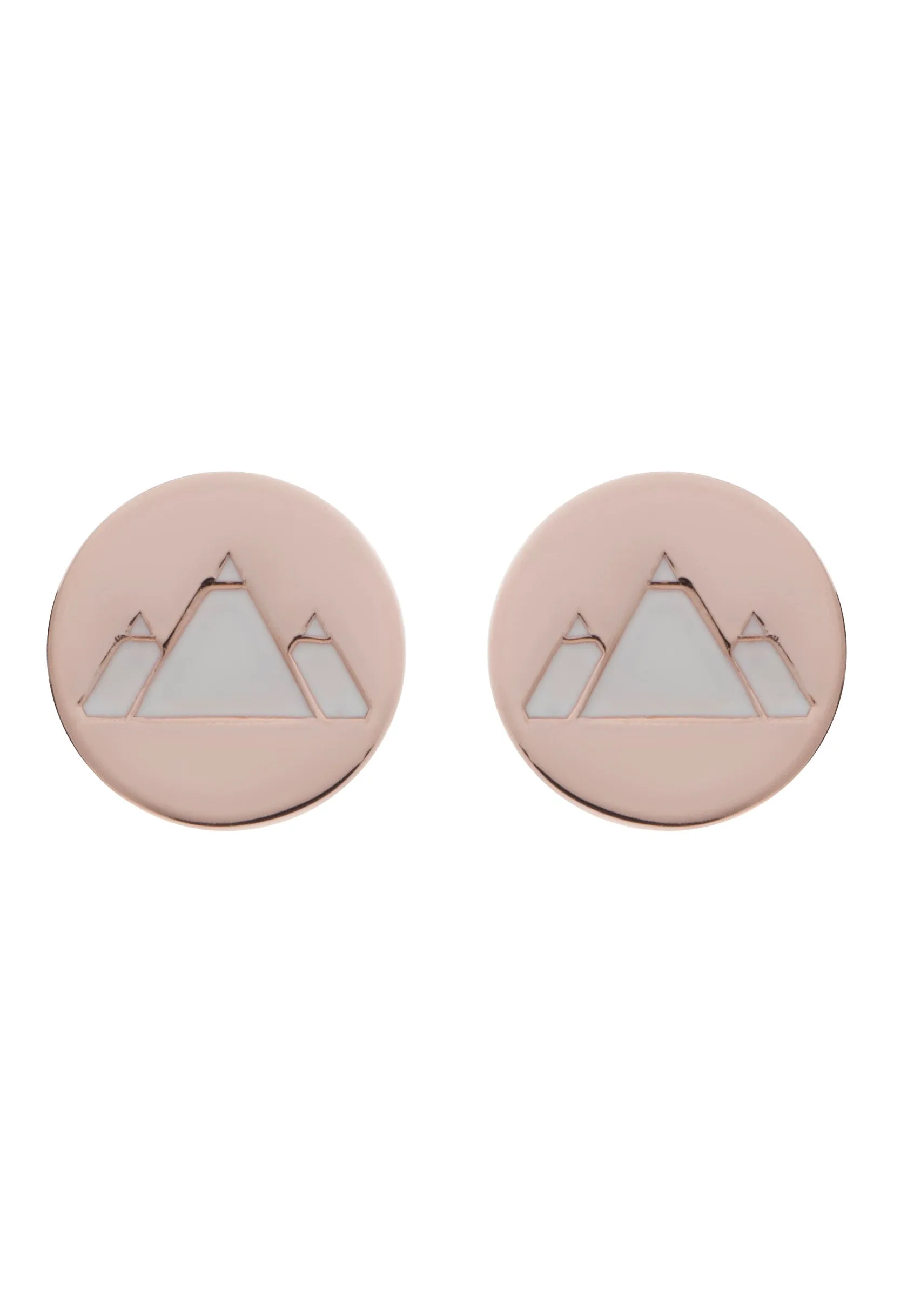 70%  DISCOUNT   18ct Rose Gold Vermeil  Earth Feline Spirit Stud Earrings