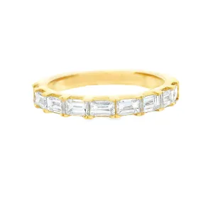 .87ct 14k Yellow Gold Diamond Band