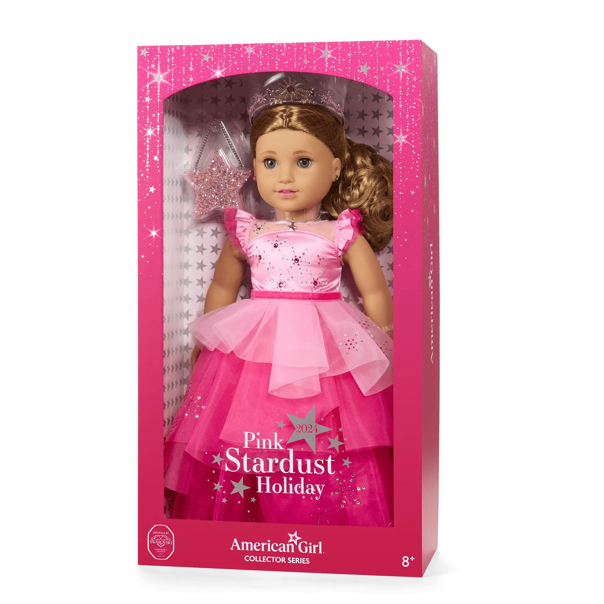 American Girl® 2024 Pink Stardust Holiday Collector Doll