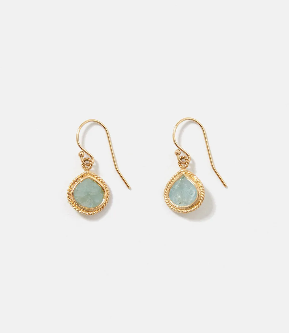 Aquamarine Drop Earrings