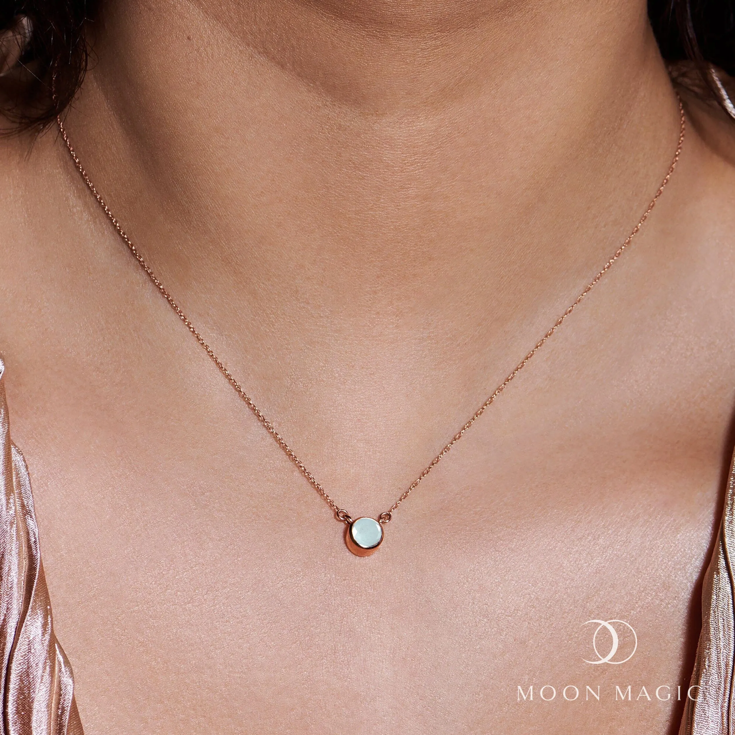 Aquamarine Necklace - Solitaire