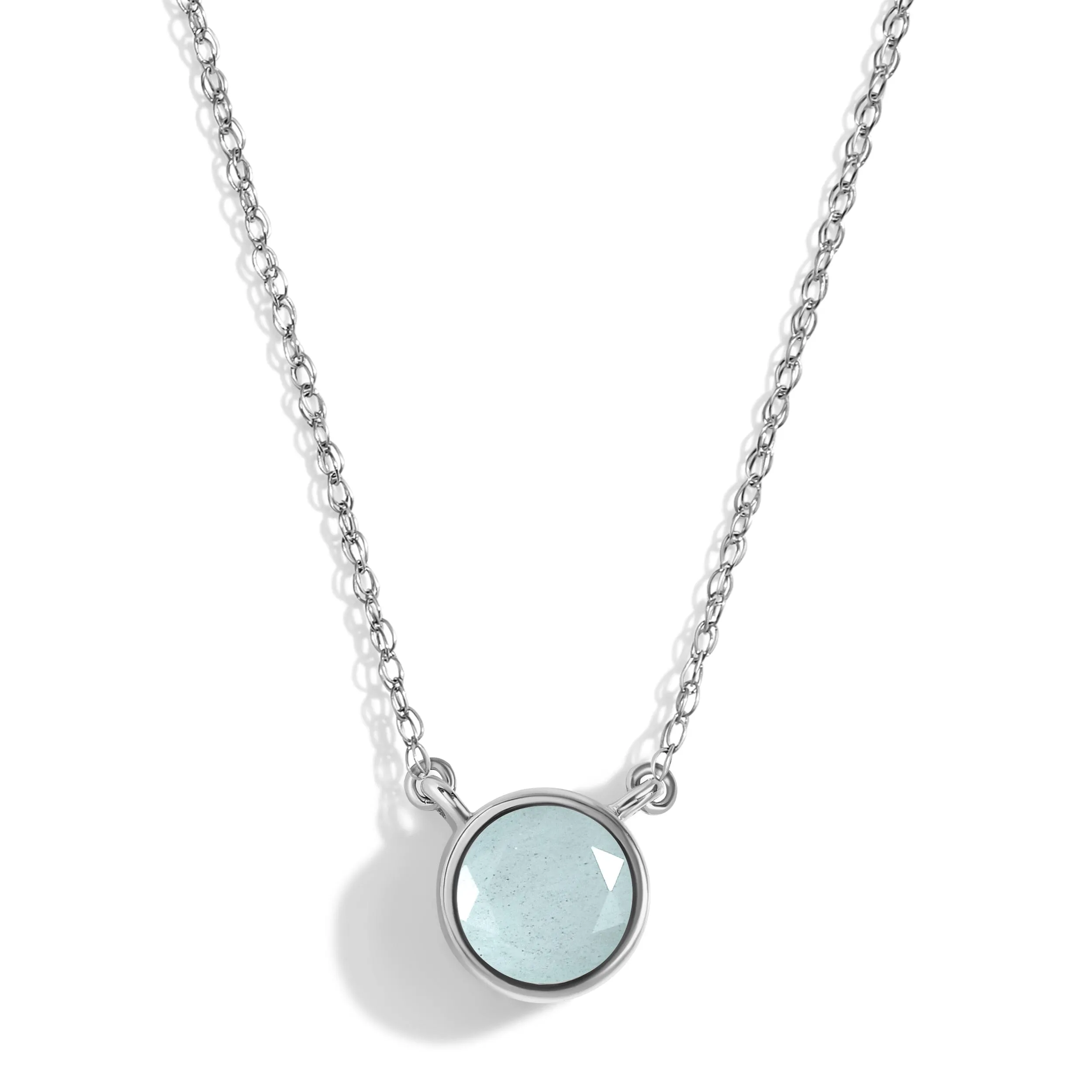 Aquamarine Necklace - Solitaire