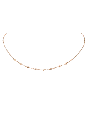 Arrow Choker Rose Gold