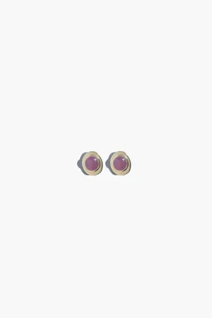 Aura Ruby Earrings