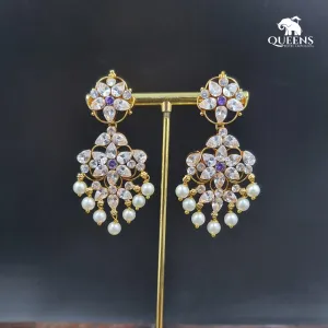 AVANTHINI ZIRCON EARRINGS