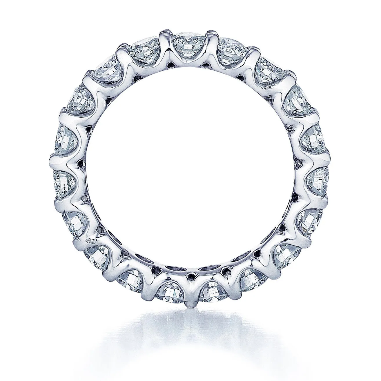 Barmakian Shared Prong Diamond Eternity Band