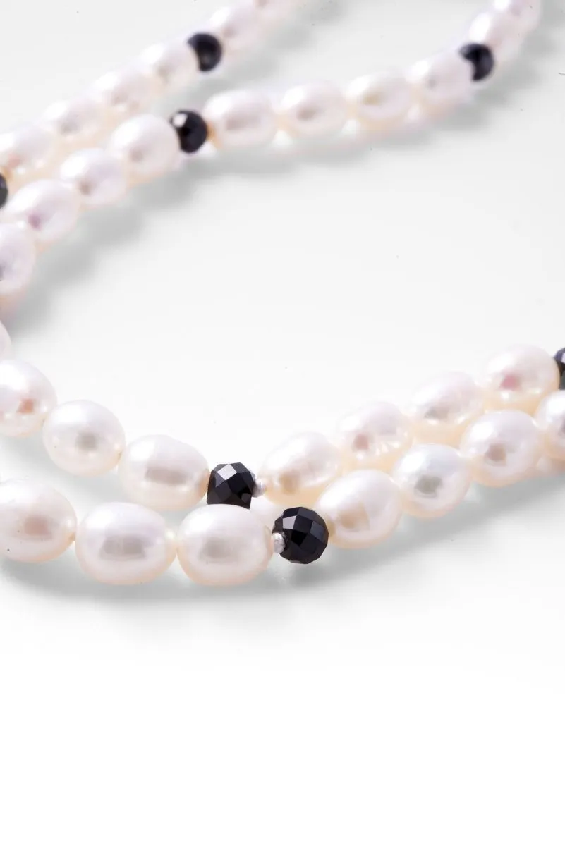 Beaded Freshwater Pearl Necklace™ in Watermark