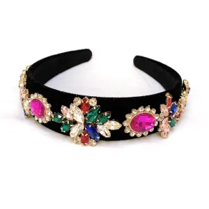 Bella Multicolor Jeweled Headband