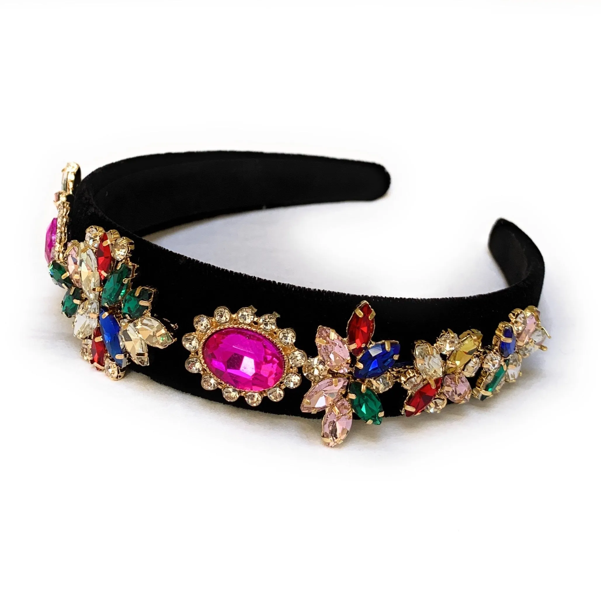 Bella Multicolor Jeweled Headband