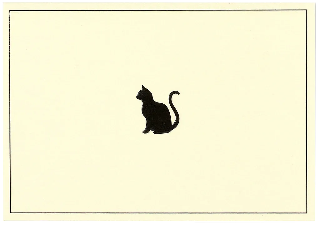 Black Cat Note Cards