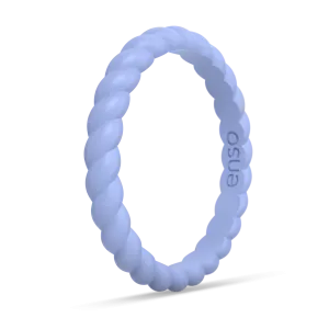 Braided Stackable Silicone Ring - Ocean Breeze