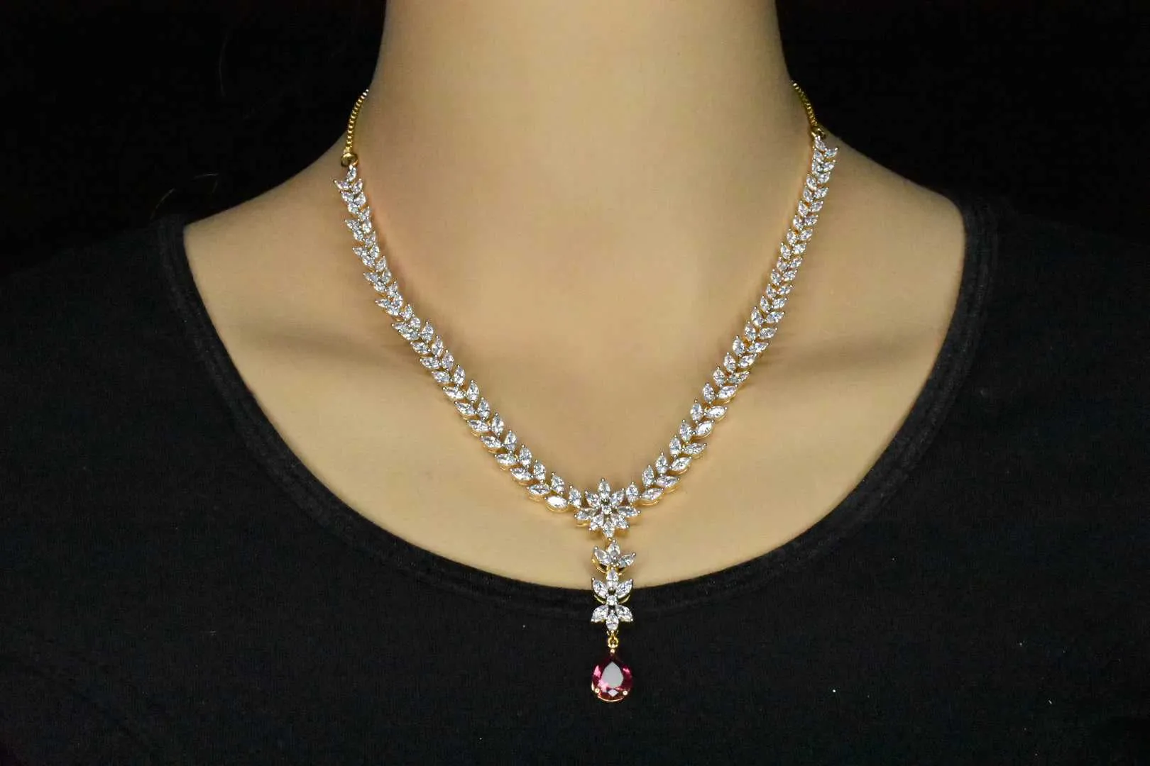 Brilient American Diamonds Necklace