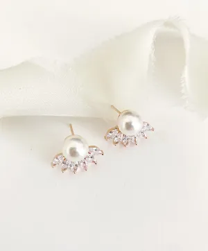 Camryn Pearl Stud Earrings