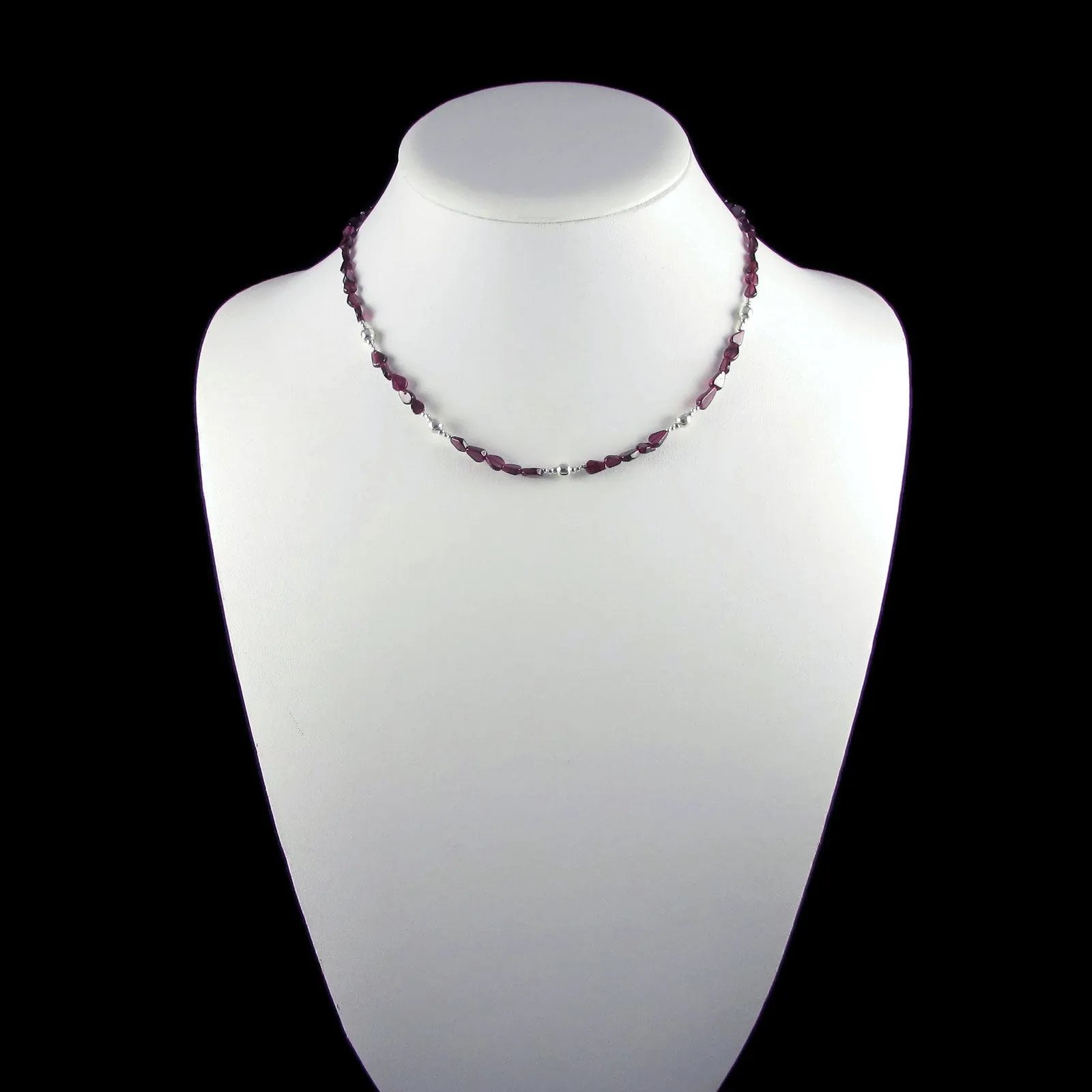 Carla Necklace - Garnet