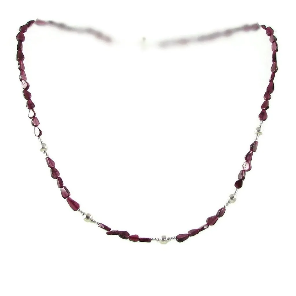 Carla Necklace - Garnet