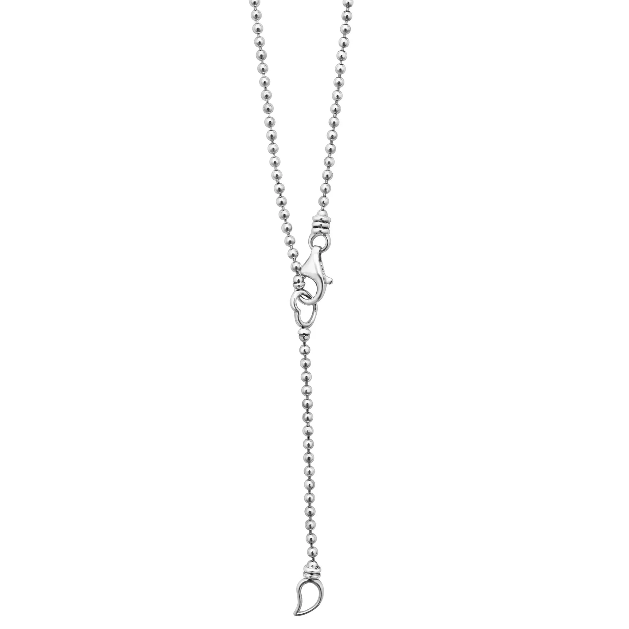 Caviar Spark Wave Diamond Pendant Necklace