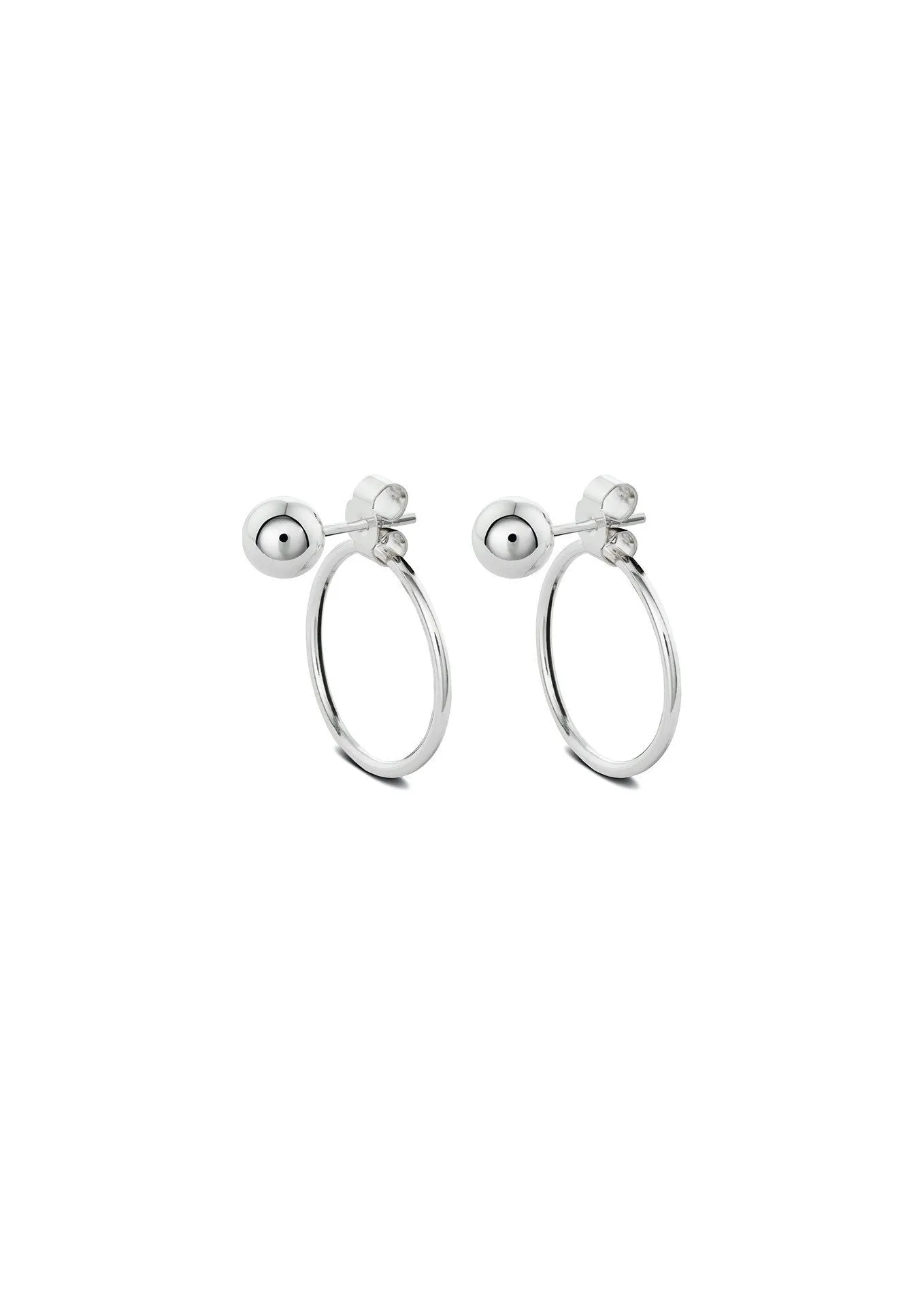 Chord Earrings Silver