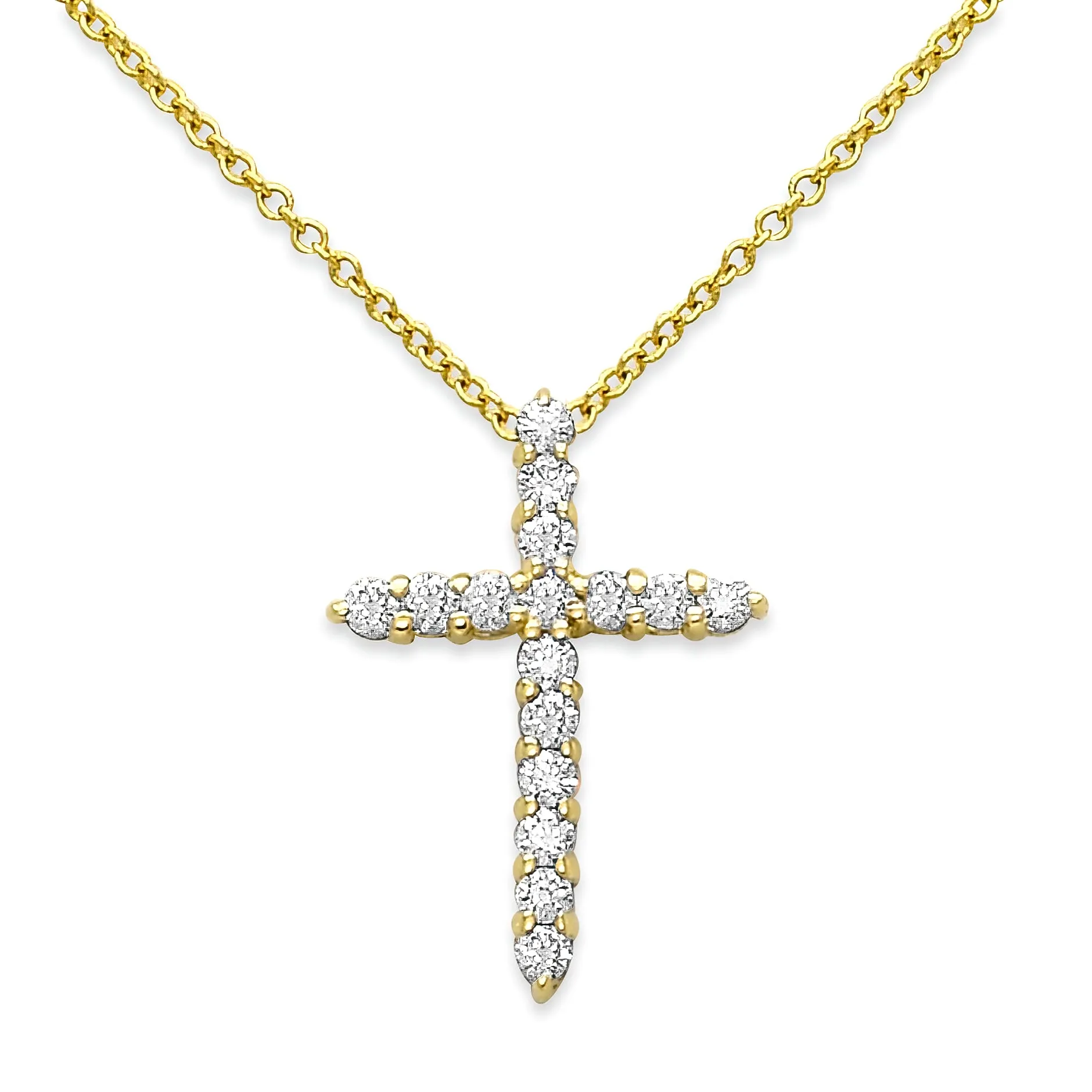 Cross Diamond Necklace