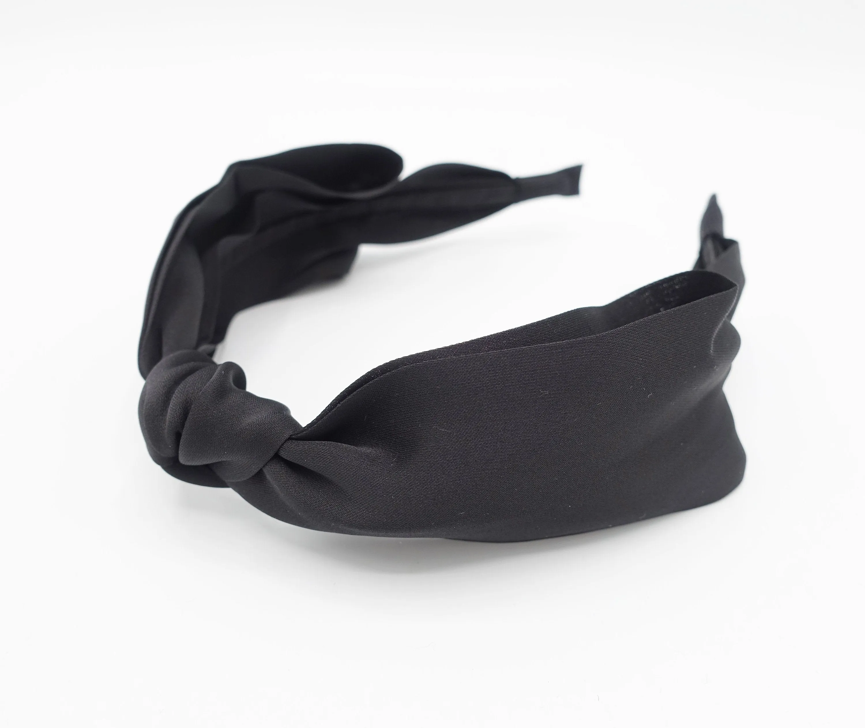 crystal hotfix embellished  black bow tie headband