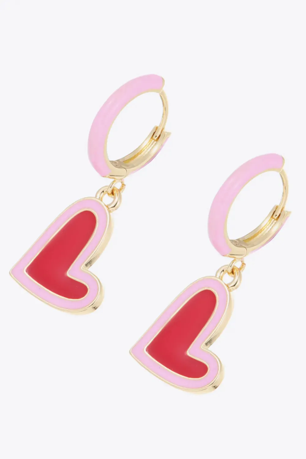 Dainty Heart Drop Earrings