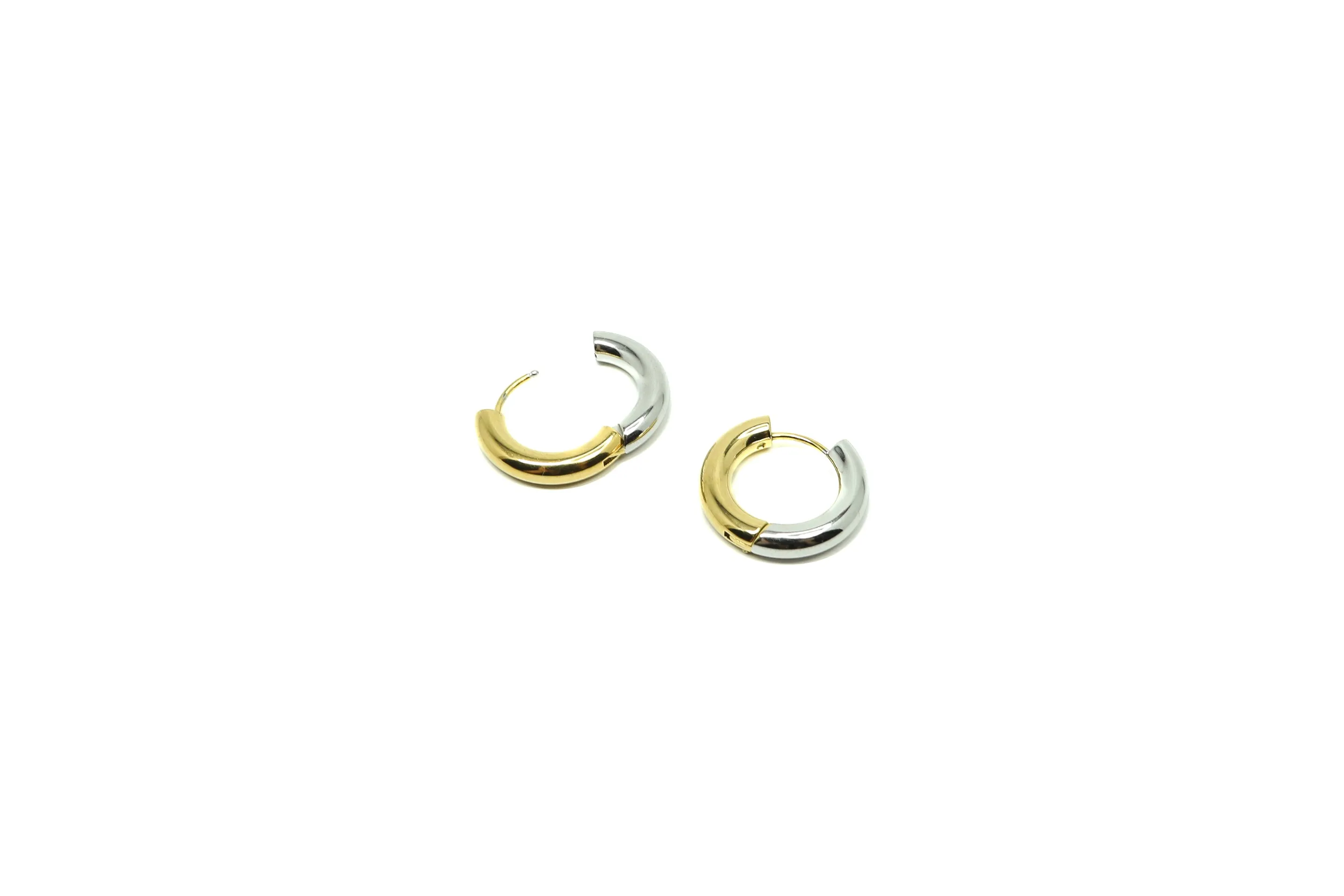 Dalia Two Toned Hoops