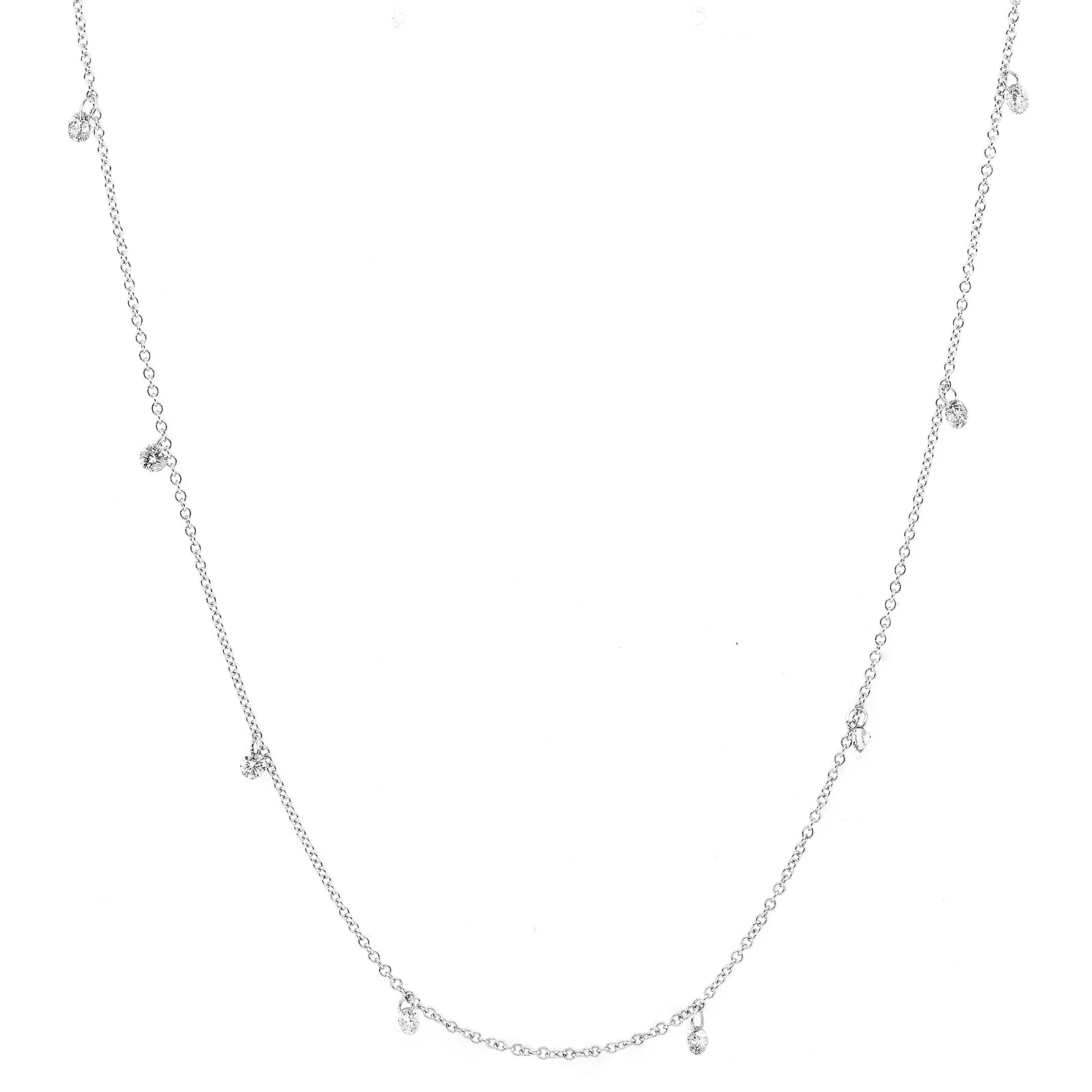 Dancing Diamond Necklace