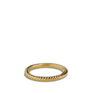 David Yurman 2mm Cable Stack Ring