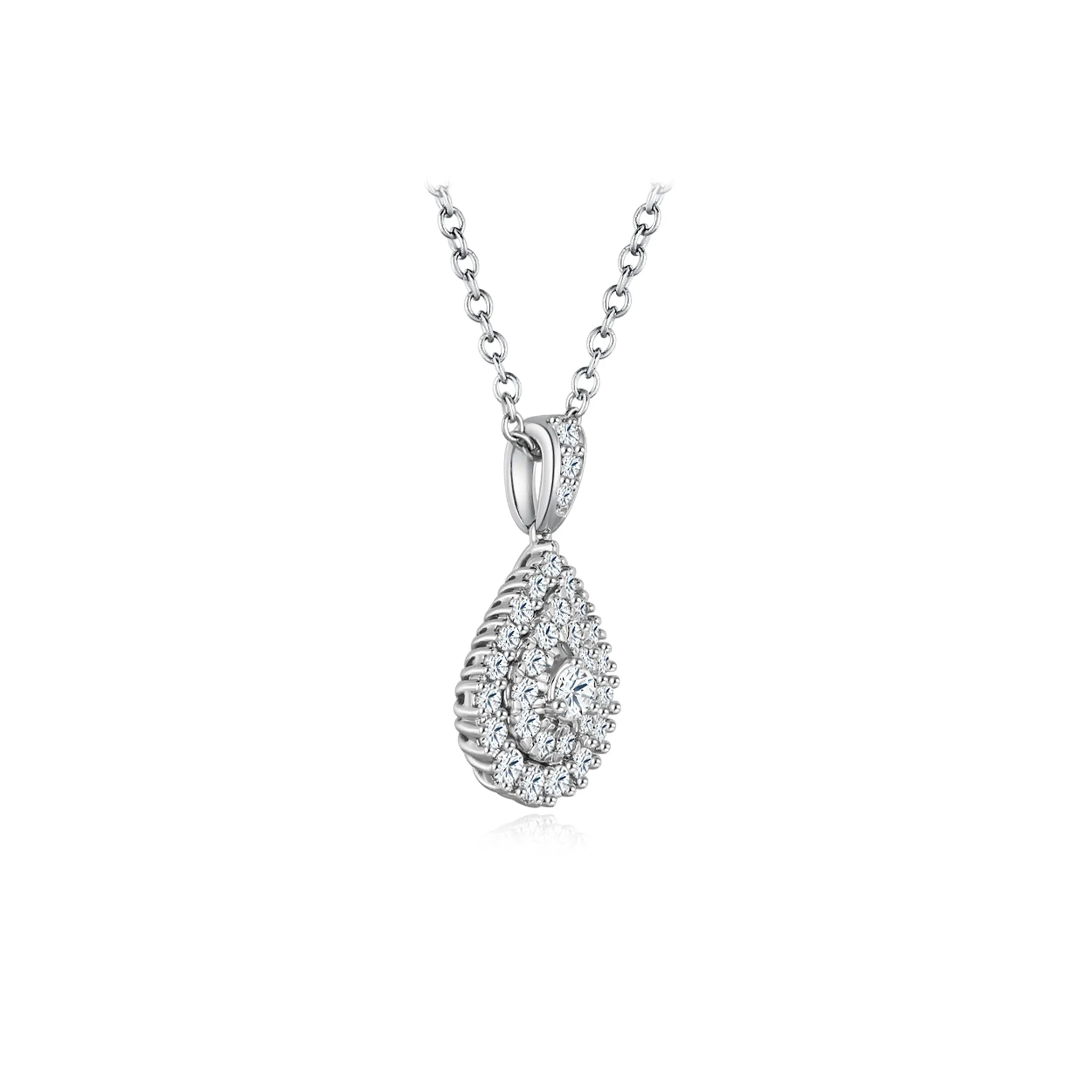 Dazzle Drop Diamond Necklace