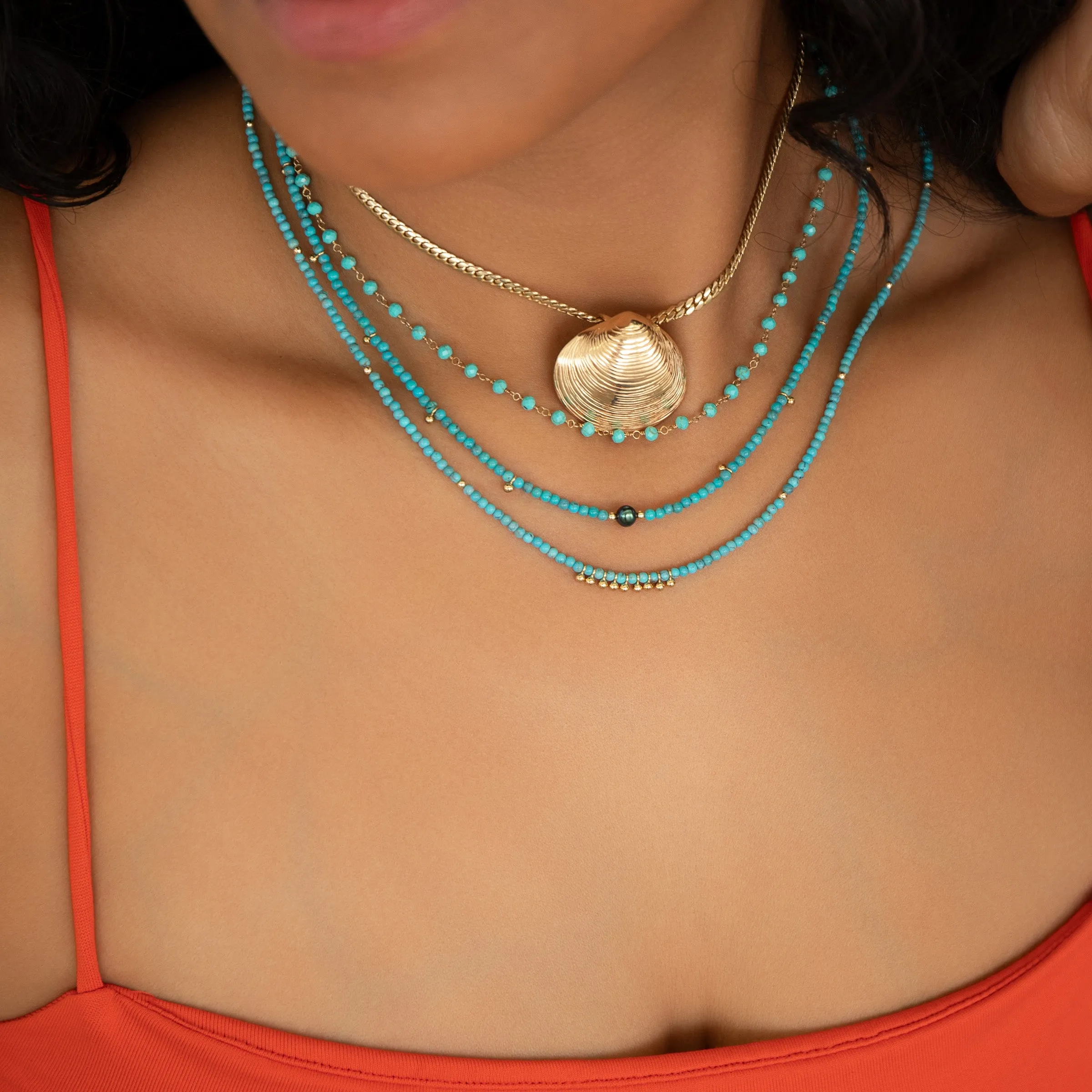 Endless Summer Necklace - Turqs   Caicos