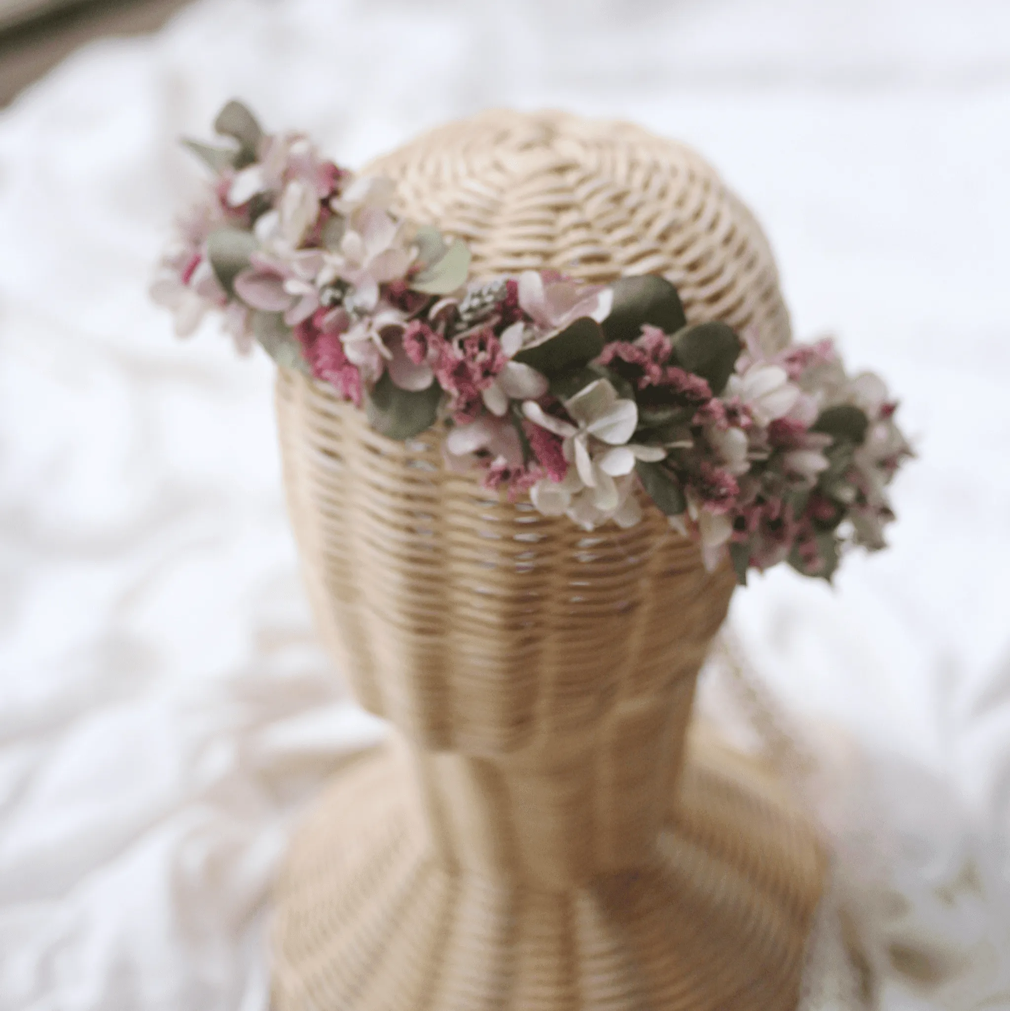 Everlasting Flower Crown OREGANO PINK