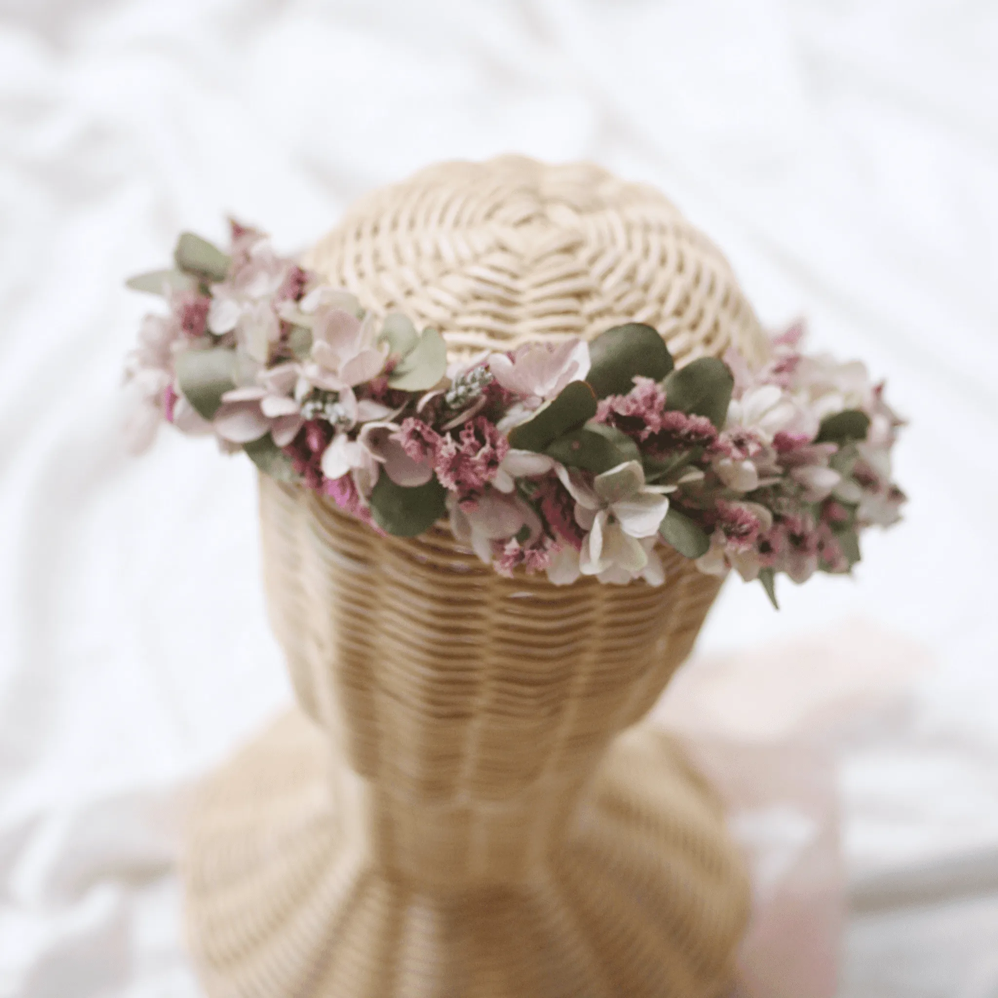 Everlasting Flower Crown OREGANO PINK