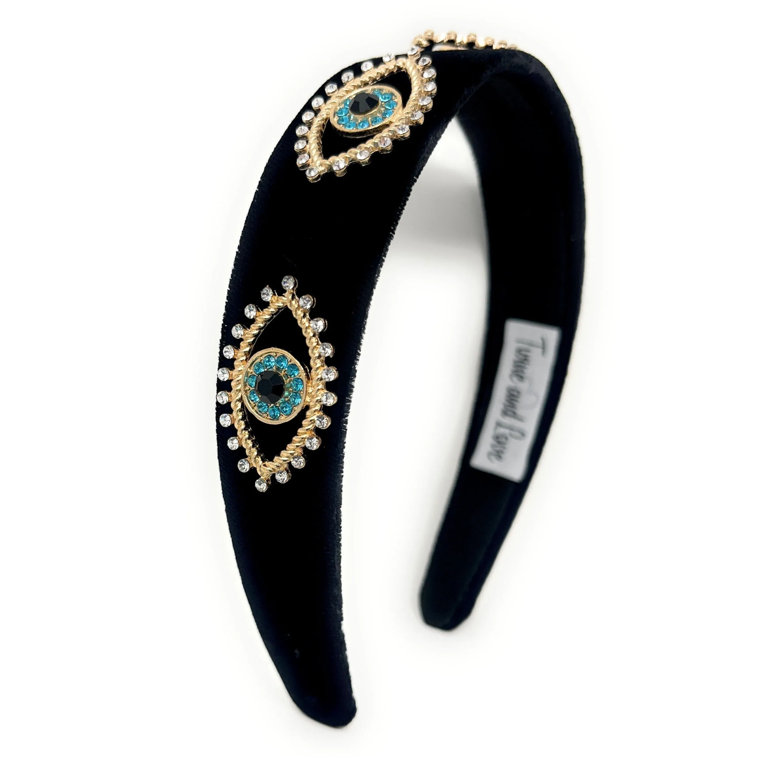 Evil Eye Jeweled Baroque Headband