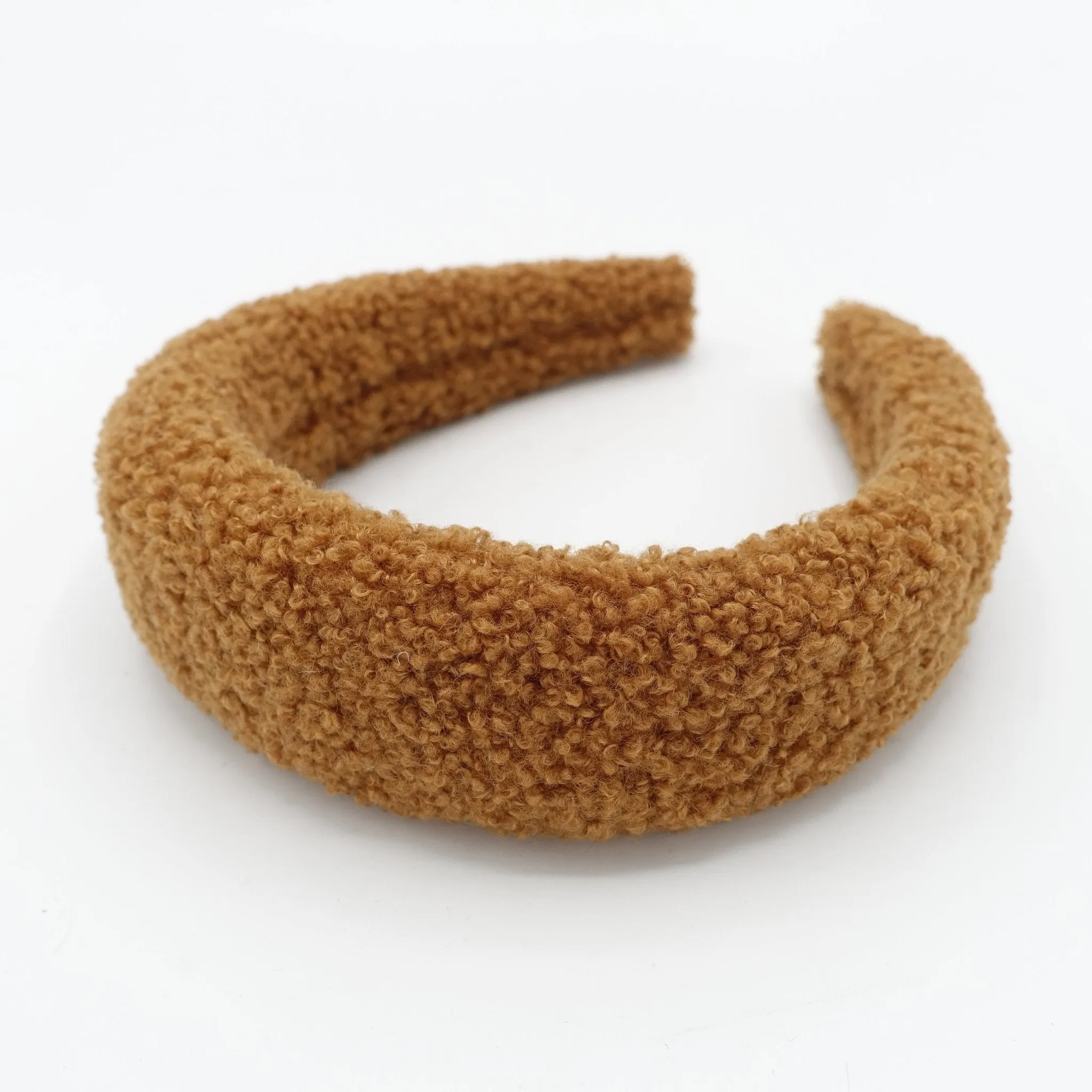 fabric lamb fur headband padded hairband