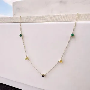 Family Birthstone Necklace