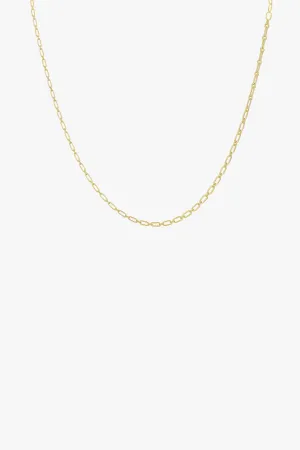 Figaro choker gold plated (36cm)