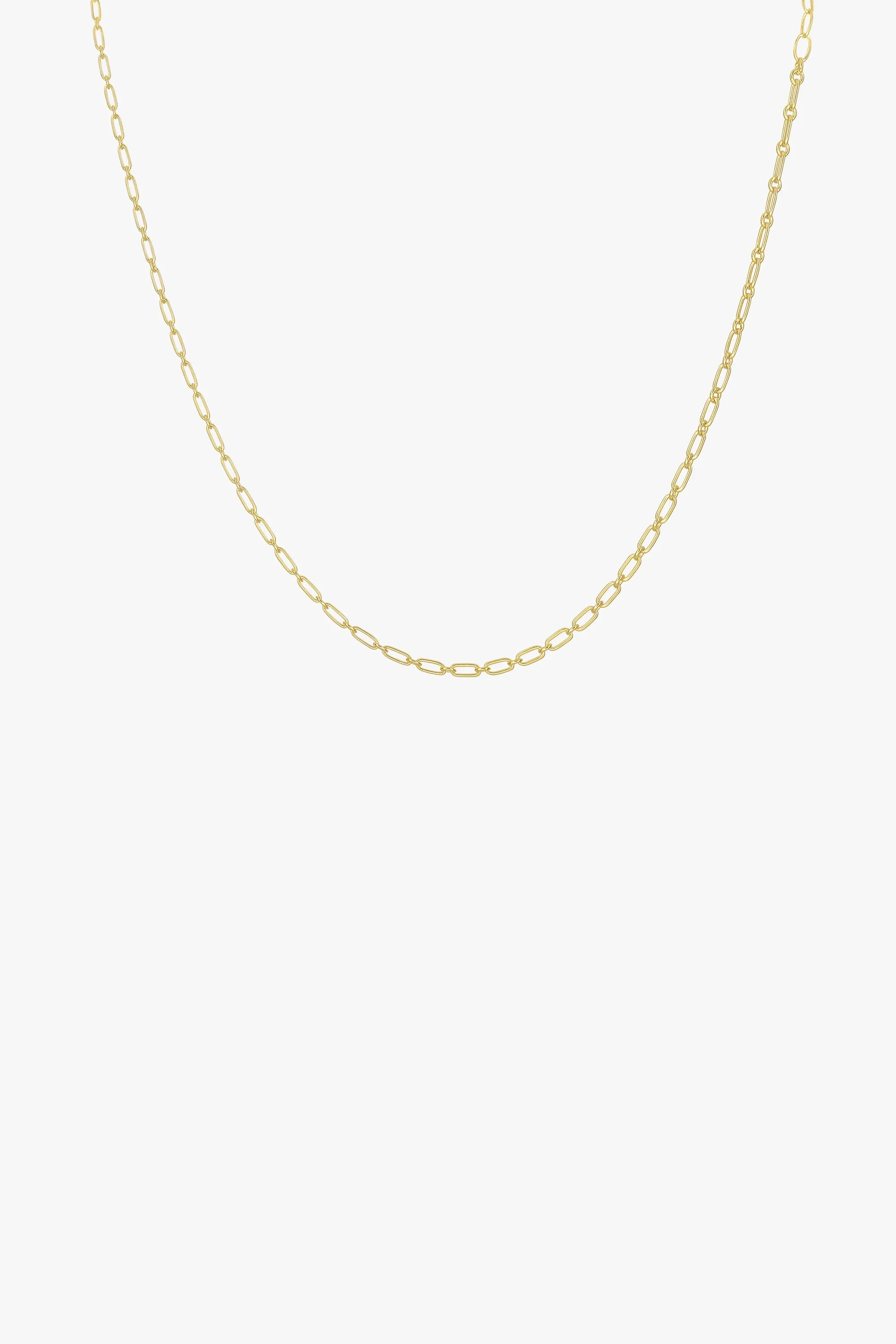 Figaro choker gold plated (36cm)