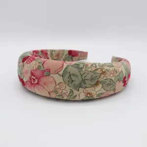 floral padded headband