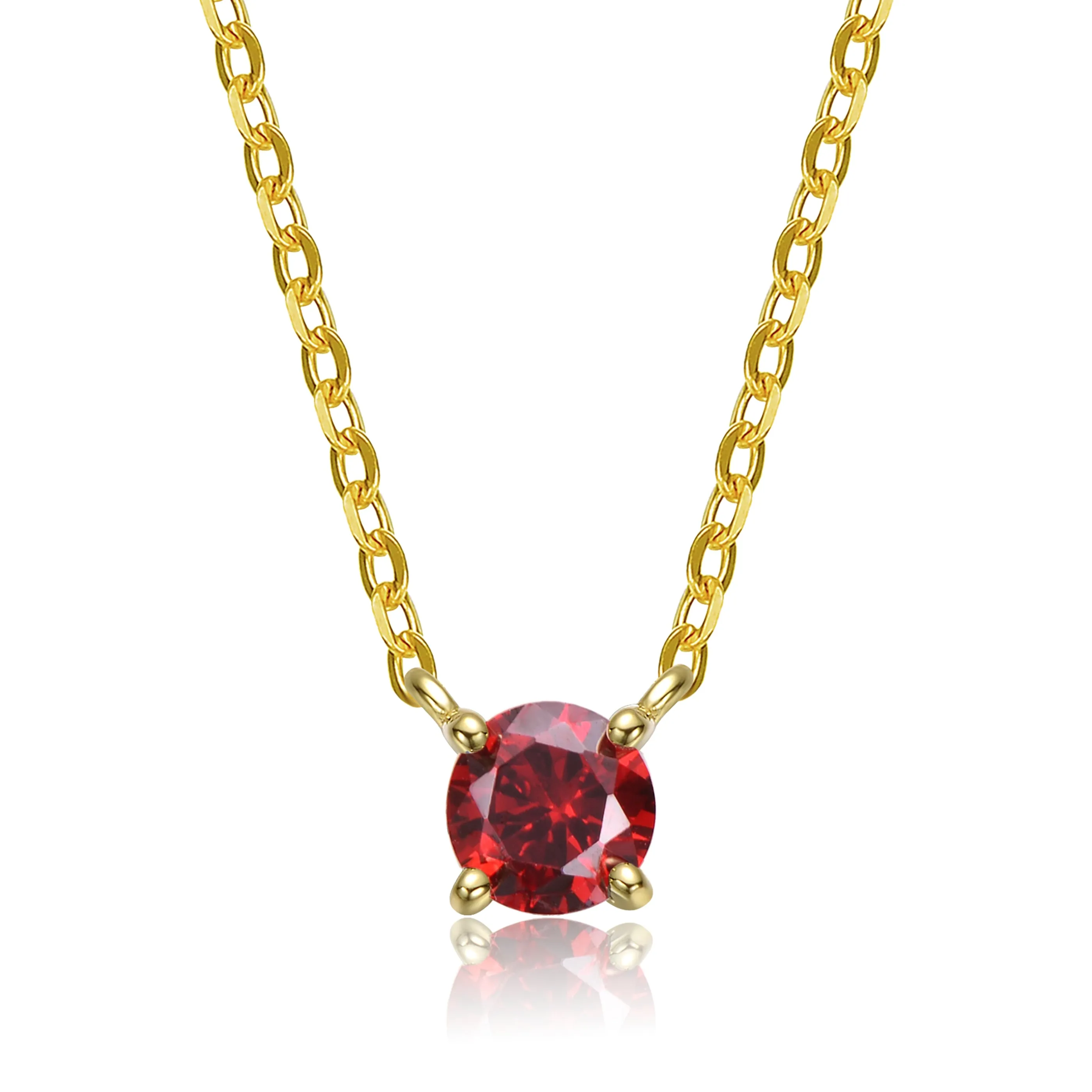 Gabrielle Kids Birthstone Solitaire Necklace