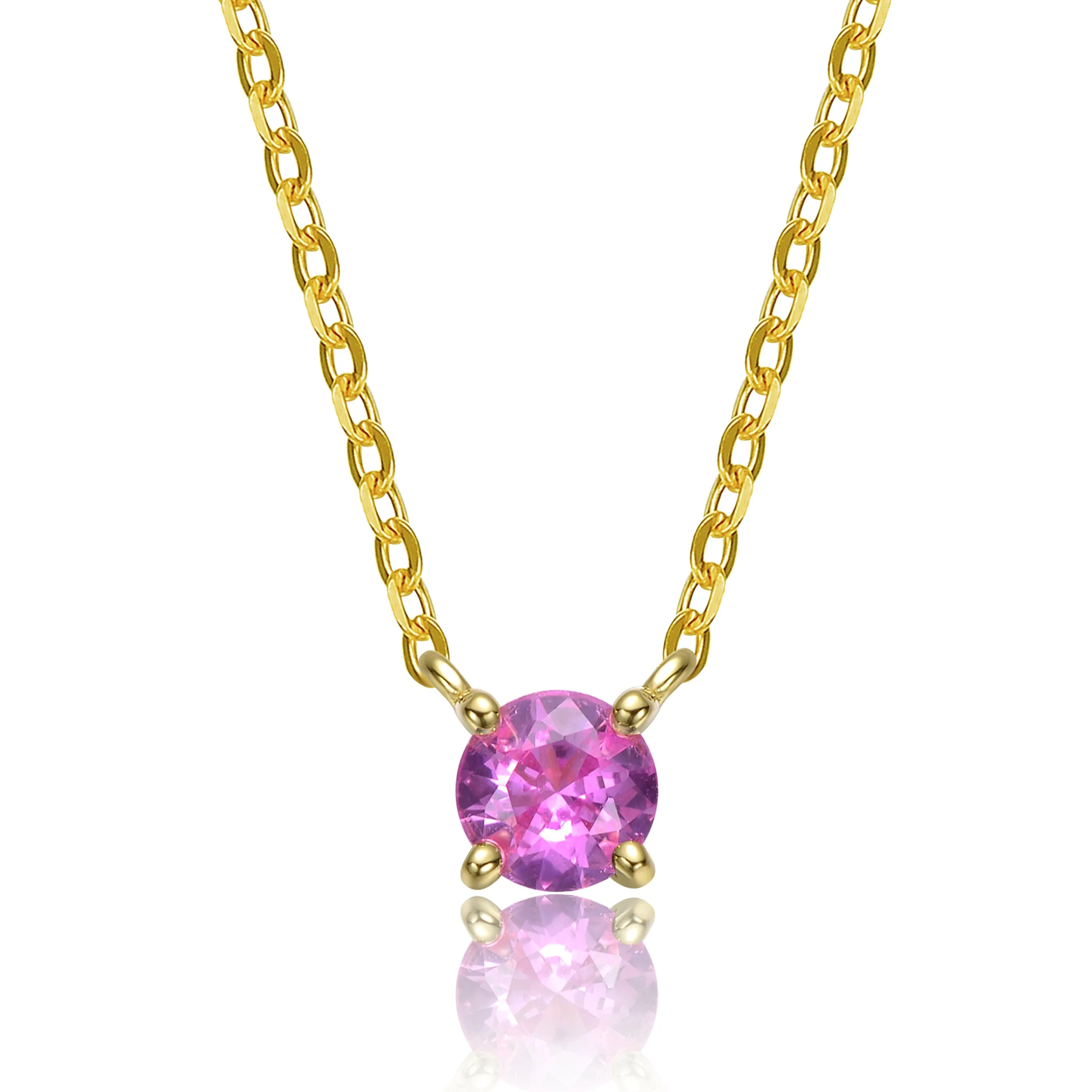 Gabrielle Kids Birthstone Solitaire Necklace