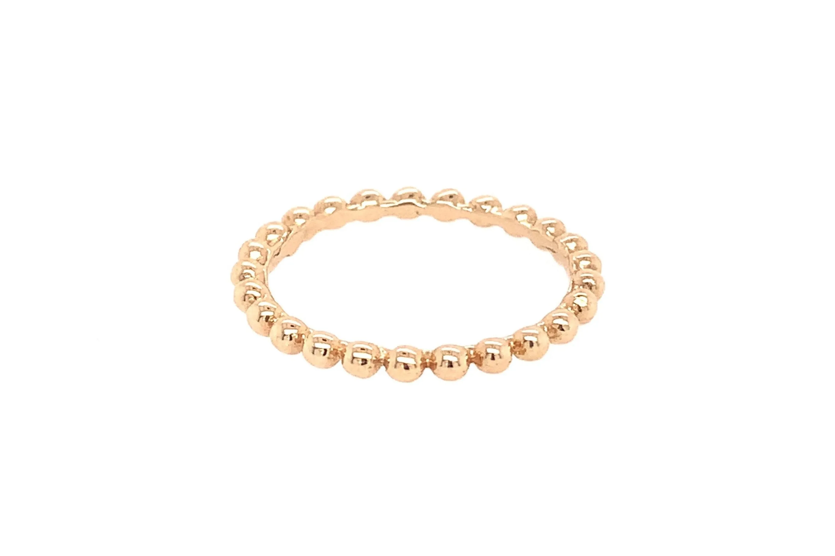 Gold Ball Stacking Ring